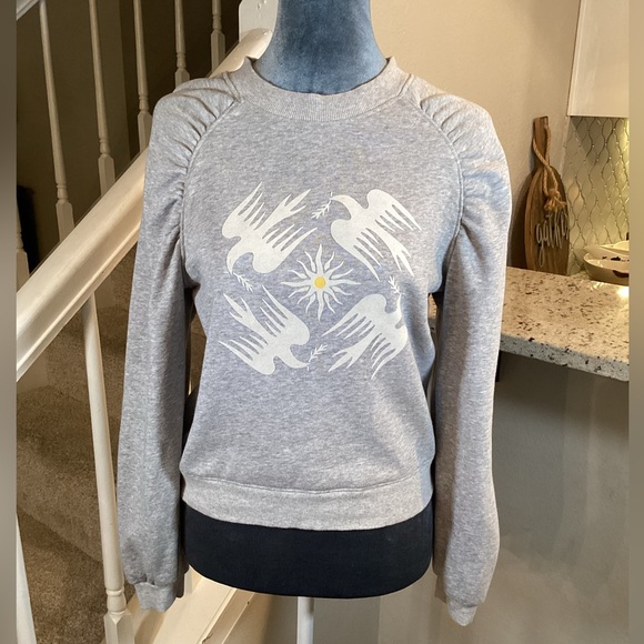 Anthropologie Dove Sweatshirt Size XS - Picture 2 of 9
